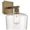 Access Lighting Port Nine Chardonnay, Chardonnay LED Wall Sconce, Antique Brushed Brass Finish, Seeded Glass 63144LEDDLP-ABB/SDG - alternate 1